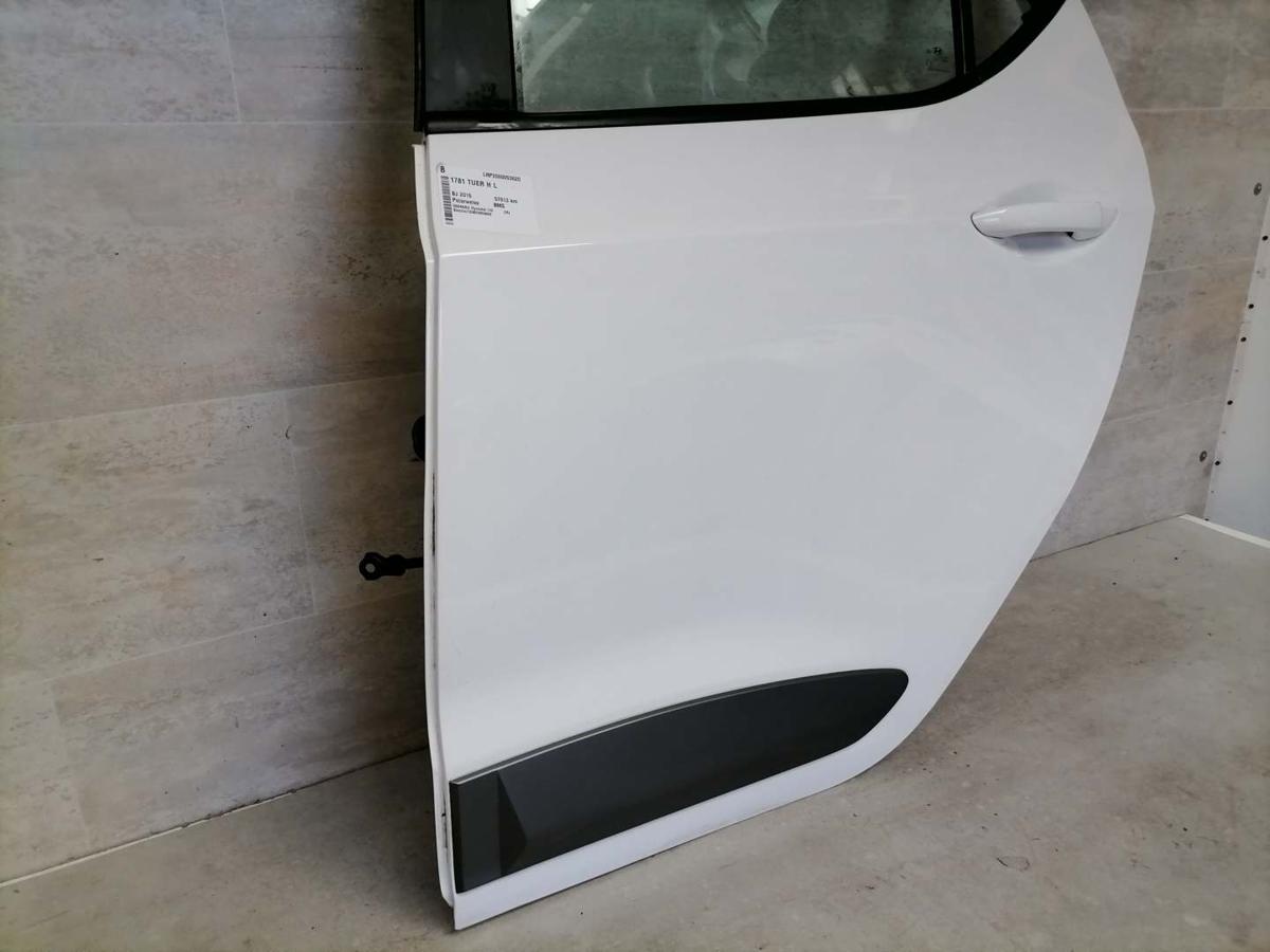 Hyundai I10 IA original T&uuml;r hinten links Polarweiss BMS Bj.2016